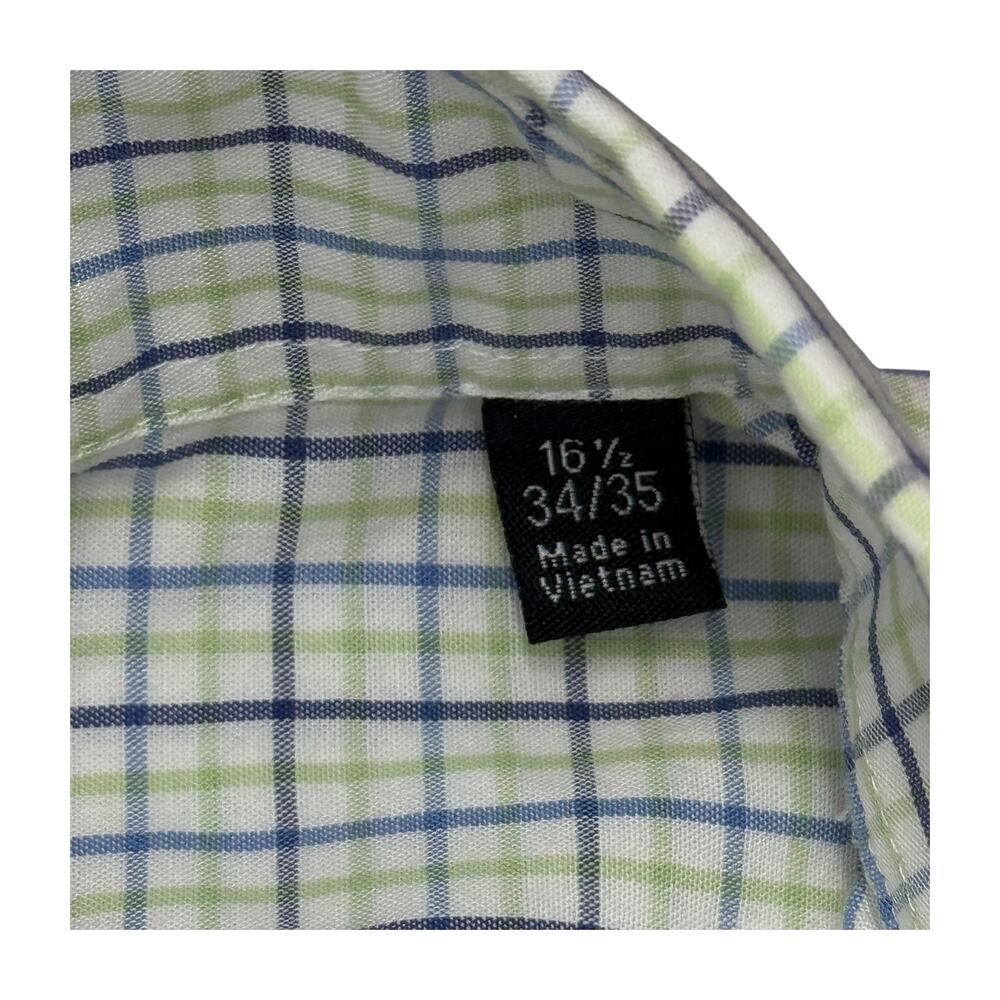 Nautica Classic Fit Plaid Button Down Shirt Mens 16.5 34 35 - Picture 5 of 10